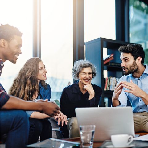 Professional discovery call meeting