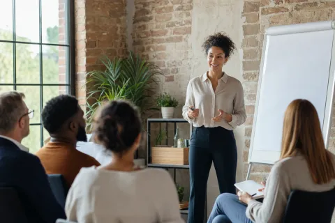 Executive business coaching session